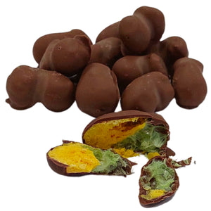 Frochies Pineapple chocolate coated freeze dried candy lollies