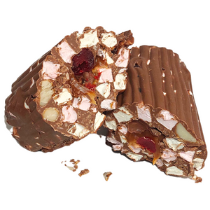 Rocky Road Christmas Log