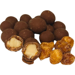 Milk Chocolate coated Honey Roasted Macadamias 150g