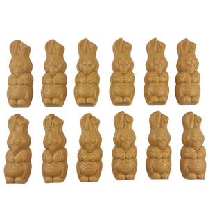 Caramel Chocolate Easter Bunnies 12 Pack