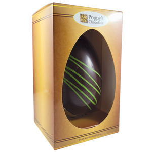 Deluxe Dark Chocolate Peppermint Easter Egg