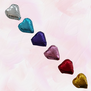 12 Mixed Foiled 8g Hearts