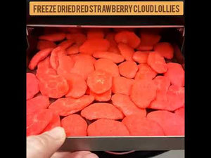 Freeze Dried Red Strawberry Cloud Lollies