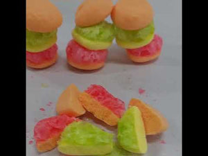 Freeze Dried Mini Burger lollies