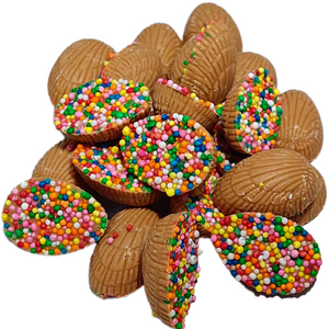 Caramel Chocolate Mini Half Sprinkle Easter Eggs 24 Pack