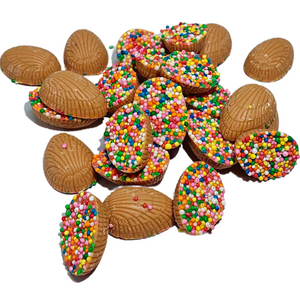 Caramel Chocolate Mini Half Sprinkle Easter Eggs 24 Pack