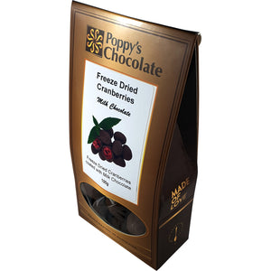 Milk Chocolate Coated Freeze Dried Cranberries 100g