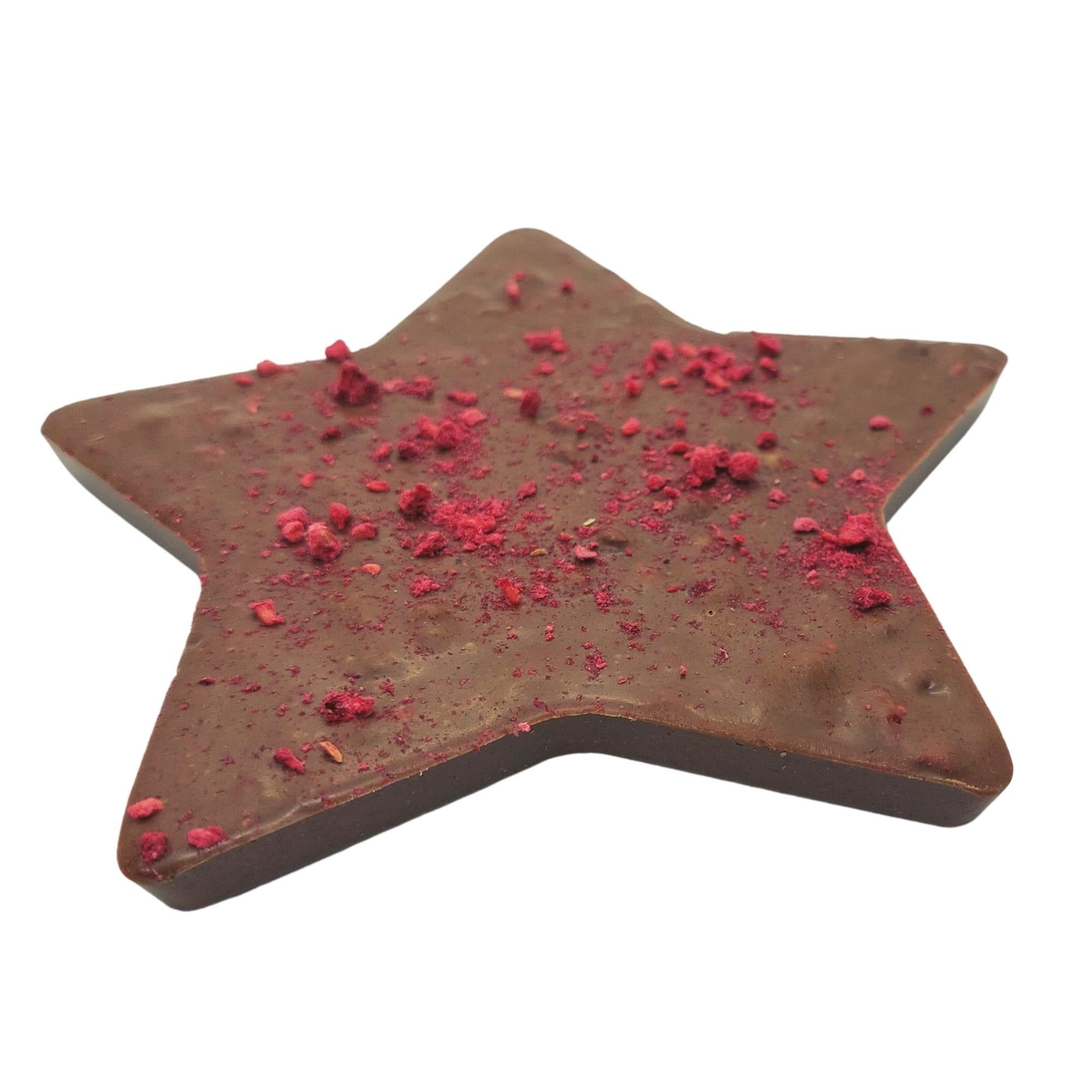 Fun Blocks Star Raspberry Milk chocolate 100g